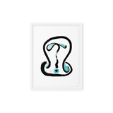 Flat-lay family harmony energy art framed print