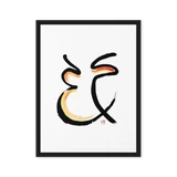 Find Your Dream Job talisman framed canvas print front view