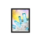 Close-up of crystal detail in Soul of Mago energy art print