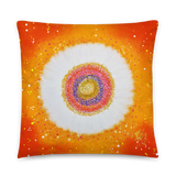 Flower of the Universe #4 Throw Pillow by Jisu Han Flower of the Universe #4 Throw Pillow by Jisu Han