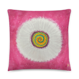 Flower of the Universe #3 Throw Pillow by Jisu Han Flower of the Universe #3 Throw Pillow by Jisu Han