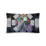 Sacred Mother of Ancient Korea Throw Pillow by Al Choi