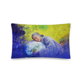 Mago — Mother Earth Throw Pillow by Al Choi