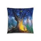 Forest of Dancing Souls Throw Pillow by Al Choi