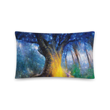 Forest of Dancing Souls Throw Pillow by Al Choi