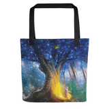 Forest of Dancing Souls Tote Bag - Al Choi Energy Art