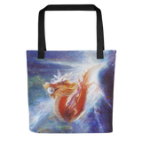 Red Dragon Tote Bag Energy Art by Al Choi