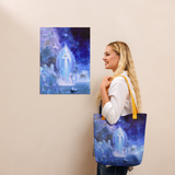 Soul Traveler Tote Bag Energy Art by Al Choi