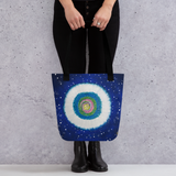 Flower of the Universe #1 Tote Bag Energy Art by Jisu Han