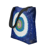 Flower of the Universe #1 Tote Bag Energy Art by Jisu Han