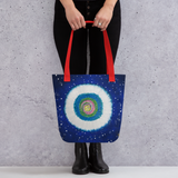 Flower of the Universe #1 Tote Bag Energy Art by Jisu Han