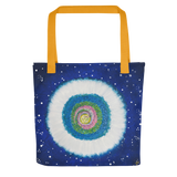 Flower of the Universe #1 Tote Bag Energy Art by Jisu Han