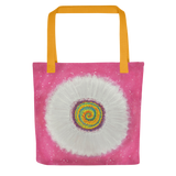 Flower of the Universe #3 Tote Bag Energy Art by Jisu Han
