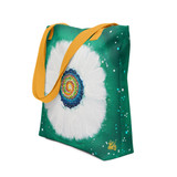 Flower of the Universe #19 Tote Bag Energy Art by Jisu Han