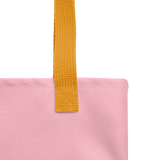 CHUN BU KYUNG HEART Tote Bag in Baby Pink