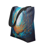 Fireflow Tote Bag Energy Art by Karina Woldt