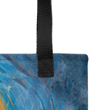 Flames of Awakening Tote Bag Energy Art by Karina Woldt