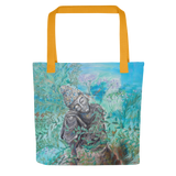 Garden Buddha Tote Bag Energy Art by Karina Woldt