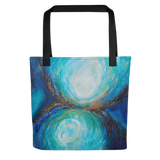 Reflections of Light Tote Bag Energy Art by Karina Woldt