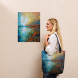 Sunrise above Loch Lomond Tote Bag Energy Art by Karina Woldt