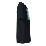 SUNRISE ABOVE LOCH LOMOND Unisex Premium Cotton T-shirt Energy Art by Karina Woldt - Dark