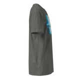 SUNRISE ABOVE LOCH LOMOND Unisex Premium Cotton T-shirt Energy Art by Karina Woldt - Dark