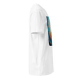 FIREFLOW Unisex Premium Cotton T-shirt Energy Art by Karina Woldt - Light