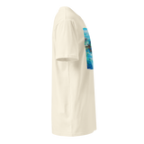 RIVER FLOW Unisex Premium Cotton T-shirt Energy Art by Karina Woldt - Light