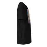 PATH INTO LIGHT Unisex Premium Cotton T-shirt Energy Art by Karina Woldt - Dark