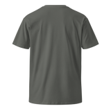 RIVER FLOW Unisex Premium Cotton T-shirt Energy Art by Karina Woldt - Dark