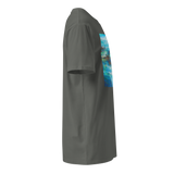 RIVER FLOW Unisex Premium Cotton T-shirt Energy Art by Karina Woldt - Dark