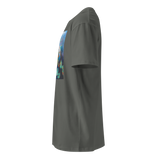 WATER LILIES POND Unisex Premium Cotton T-shirt Energy Art by Karina Woldt - Dark