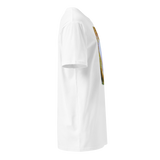 MAGO - ONENESS WITH THE EART Unisex Premium Cotton T-shirt Energy Art by Al Choi - Light