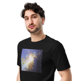 BOKBON - RETURN TO THE SOURCE Unisex Premium Cotton T-shirt Energy Art by Al Choi - Dark