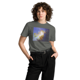 BOKBON - RETURN TO THE SOURCE Unisex Premium Cotton T-shirt Energy Art by Al Choi - Dark