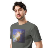 BOKBON - RETURN TO THE SOURCE Unisex Premium Cotton T-shirt Energy Art by Al Choi - Dark