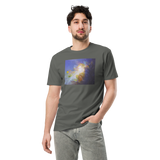 BOKBON - RETURN TO THE SOURCE Unisex Premium Cotton T-shirt Energy Art by Al Choi - Dark