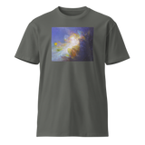 BOKBON - RETURN TO THE SOURCE Unisex Premium Cotton T-shirt Energy Art by Al Choi - Dark