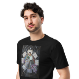 SACRED MOTHER OF ANCIENT KOREA Unisex Premium Cotton T-shirt Energy Art by Al Choi - Dark