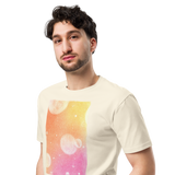 HEAVEN AND EARTH 4 Unisex Premium Cotton T-shirt Energy Art by Ilchibuko - Light