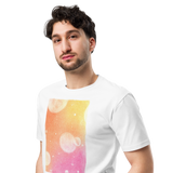 HEAVEN AND EARTH 4 Unisex Premium Cotton T-shirt Energy Art by Ilchibuko - Light