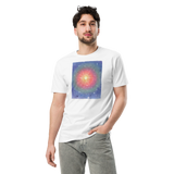 HEAVEN AND EARTH 5 Unisex Premium Cotton T-shirt Energy Art by Ilchibuko - Light