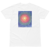 HEAVEN AND EARTH 5 Unisex Premium Cotton T-shirt Energy Art by Ilchibuko - Light