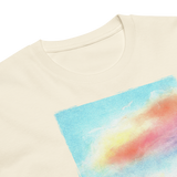 HEAVEN AND EARTH 9 Unisex Premium Cotton T-shirt Energy Art by Ilchibuko - Light