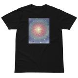 HEAVEN AND EARTH 5 Unisex Premium Cotton T-shirt Energy Art by Ilchibuko - Dark