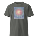 HEAVEN AND EARTH 5 Unisex Premium Cotton T-shirt Energy Art by Ilchibuko - Dark