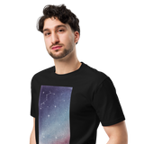 HEAVEN AND EARTH 6 Unisex Premium Cotton T-shirt Energy Art by Ilchibuko - Dark