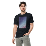 HEAVEN AND EARTH 6 Unisex Premium Cotton T-shirt Energy Art by Ilchibuko - Dark