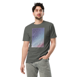 HEAVEN AND EARTH 6 Unisex Premium Cotton T-shirt Energy Art by Ilchibuko - Dark