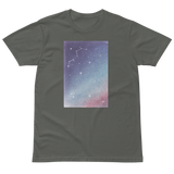 HEAVEN AND EARTH 6 Unisex Premium Cotton T-shirt Energy Art by Ilchibuko - Dark